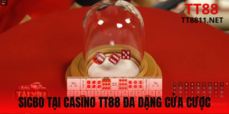 Game Sicbo nhiều cửa cược tỷ lệ ăn cao